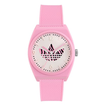 Adidas Originals White Dial Unisex Analog Watch - AOST23553-White