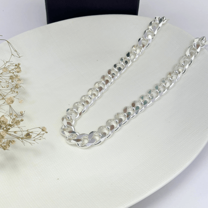 Keith Cuban Silver 925 Chain Necklace