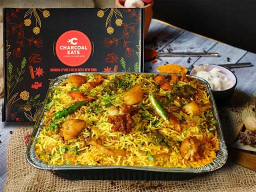 Charcoal Veg Biryani (Serves 4)