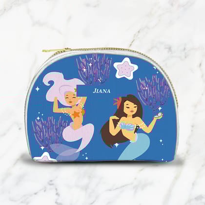 Sassy Mermaid Kids Pouch-Aquamarine / Small