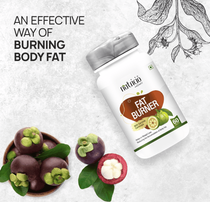 Nutricio Fat Burner Tablets (Bottle of 60 Tablets) Support Weight Management and Boost Metabolism