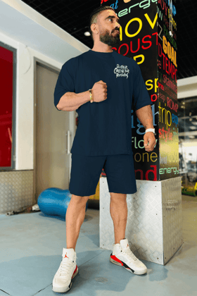 DSCY Streetwear Coord Set (Navy Blue)-S