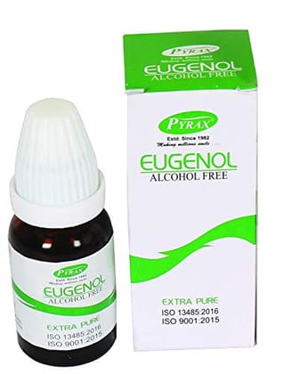 pyrax eugenol (extra pure)- alcohal free-PYRAX EUGENOL (EXTRA PURE)- ALCOHAL FREE 15ML (PACK OF 2(95 PER PCS))