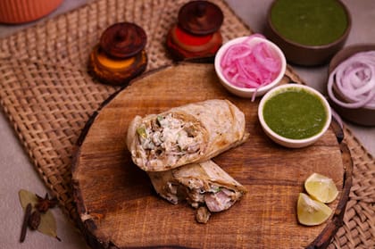 Malai Soya Chaap Roll