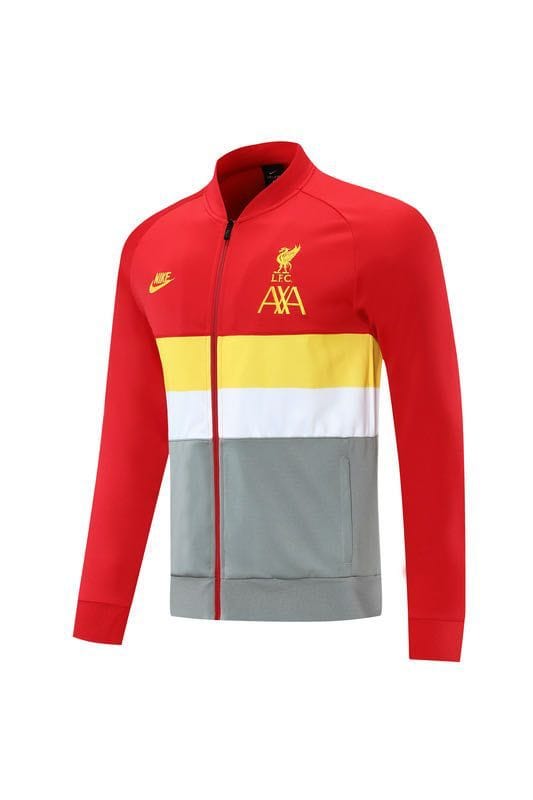 Liverpool Red & Yellow Jacket 21 22 Season-S