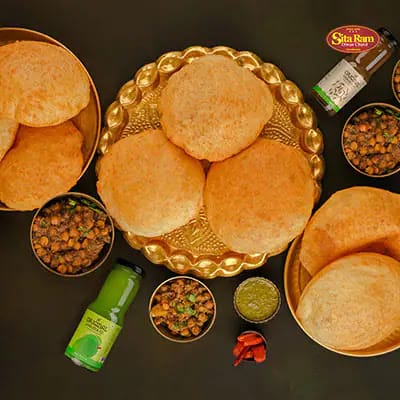 Chole Bhature With Shikanji Combo (2)