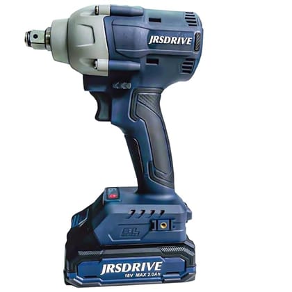 Eastman Jrsdrive Cordless Impact Wrench with 600W Power, 2200RPM no load speed, 1/2inch Drive, Torque 500 Nm, 1 Fast Charger, 1 Battery and 1 Socket (ECIW-600)