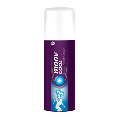 Moov Cool Pain Relief Spray 15g | Ideal for Sports & Gym related injuries | Quick action from Back Pain, Muscle Pain, Joint Pain, Knee Pain | 100% Natural Active Menthol