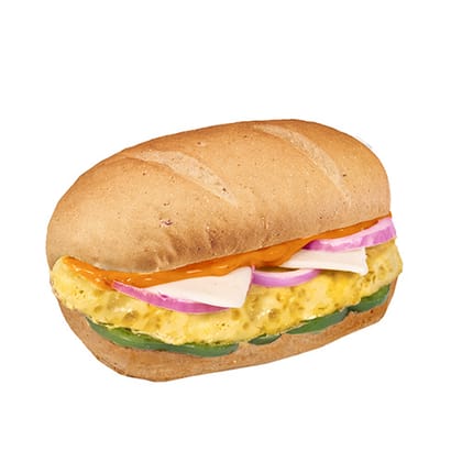 Cheesy Omellette Sandwich (10 Cm)