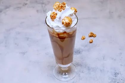 Salted Caramel Popcorn Frappe