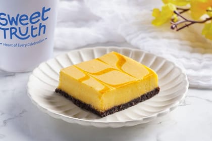 Mango Cheesecake Slice