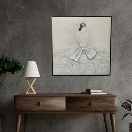 Exclusive Hand Crafted Painting Style 60-H: 31.5 | L: 31.5 Inch