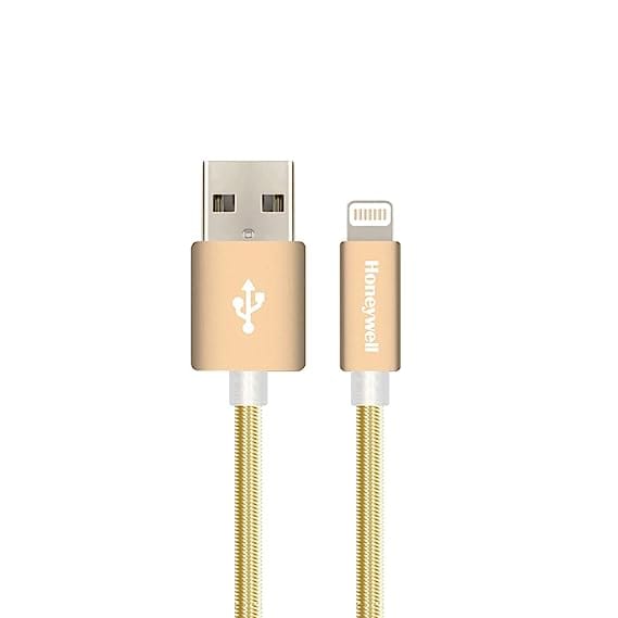 HW Apple LightningCable1.2MtrBraided GLD