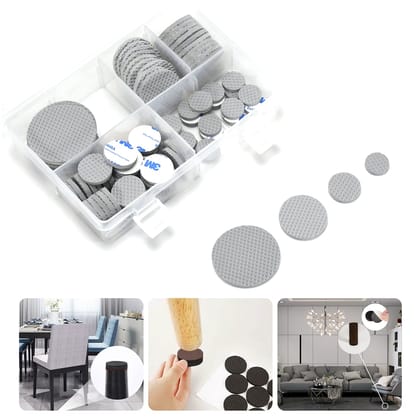 Round Furniture Felt Pads: Floor Protector Pads for Home and All Furniture Types
