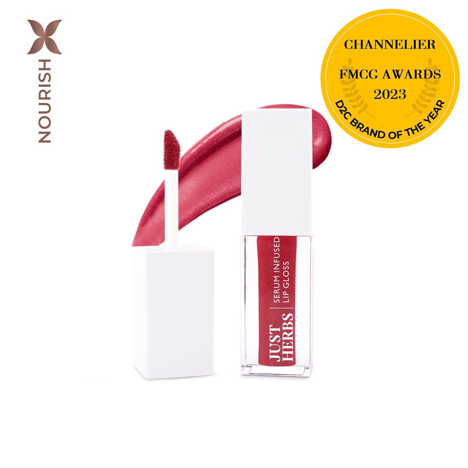 Serum-infused Lip Gloss with Mango Butter and Jojoba Oil-Serum-infused Lip Gloss with Mango Butter and Jojoba Oil - 03-Cherry-Blossom