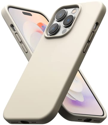 (Refurbished) Apple iPhone 14 Pro Max Back Cover Case | Silicone - Sand Stone