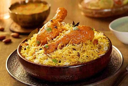 Charcoal Chicken Tangdi Biryani ( Serves 1) (New)