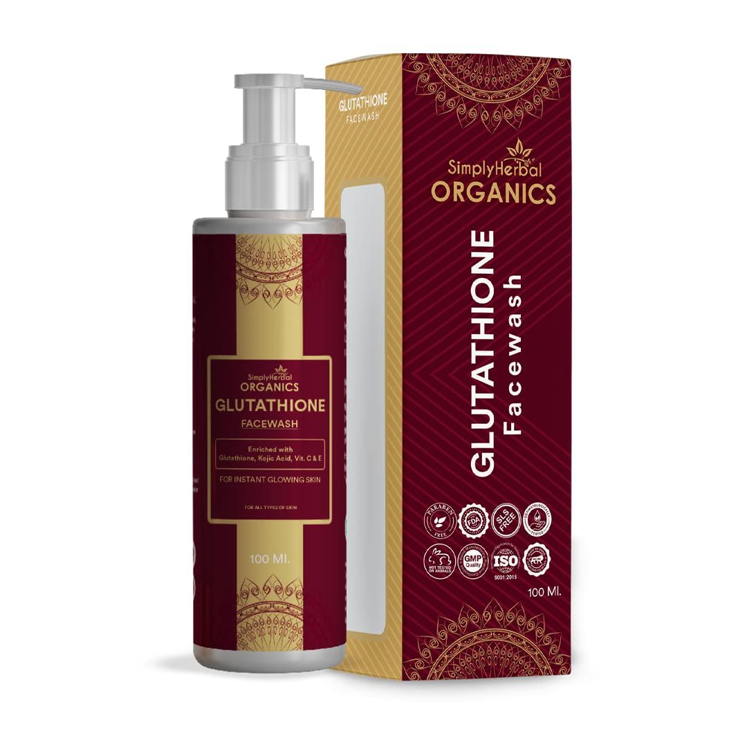 Simply Herbal Organics L-Glutathione Facewash -100ml