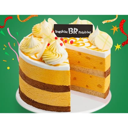 Mango Ice Cream Cake (500g)