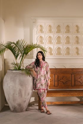 Studio Mehr Lawn '24 - Irish Leaves Matching Set-L
