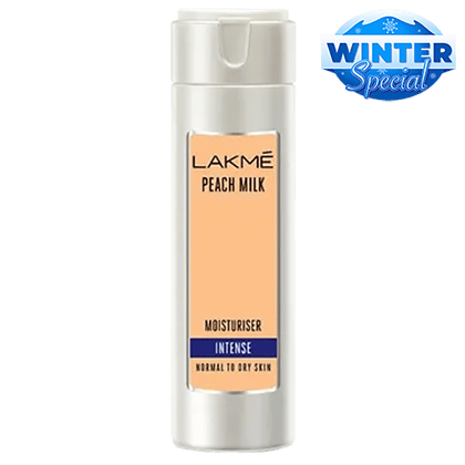Lakme Intense Moisturiser - Normal To Dry Skin, Peach Milk, 60 Ml