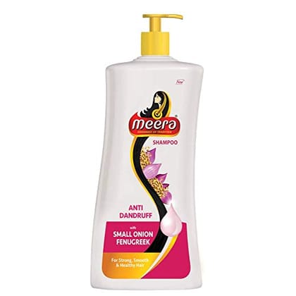 Meera Anti Dandruff Shampoo With Goodness Of Small Onion and FenugreekFights dandruff For Men And WomenParaben Free 1000ml