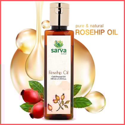 Rosehip Oil - Cold Pressed for Hyper-pigmentation | Non Sticky | Non Greasy | Face Serum-100ml