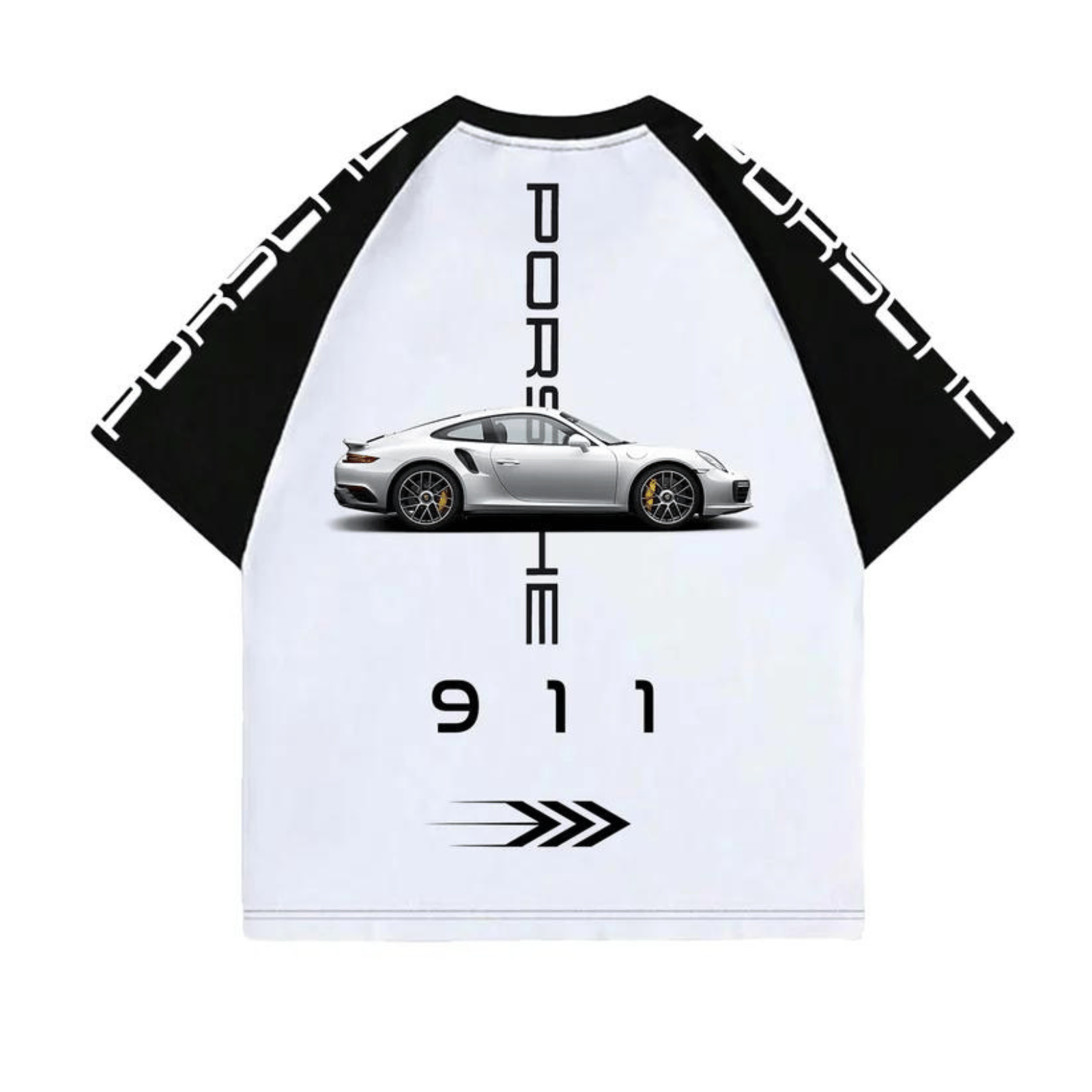 Porsche 911 V2 Raglan Oversized T-shirt-S