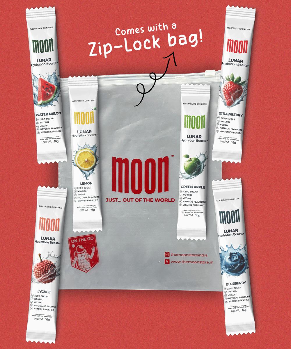 Lunar Hydration Booster - Variety Pack-Lunar Hydration Booster - Variety Pack - Single Pack (6 Sticks)