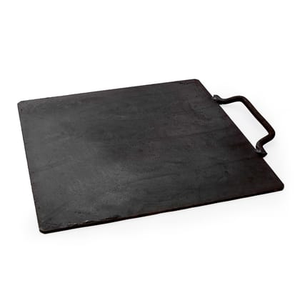 Seasoned Iron Square Dosa Tawa-12 inches