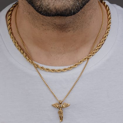 ANGEL (GOLD) Pendant+ Chain