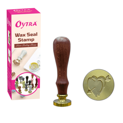 WAX SEAL STAMP 25mm (HEART ARROW 10)