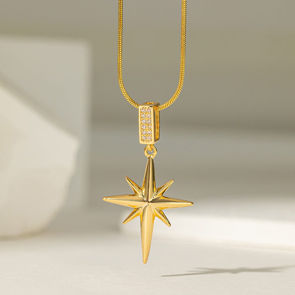 Glee 18K Gold Plated Zircon Necklace