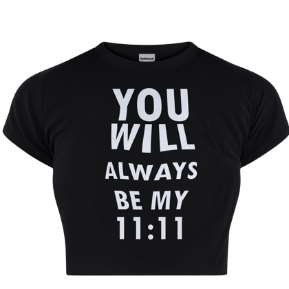 11:11 BABY TEE-XS
