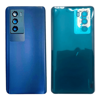 Back Glass Panel Cover With lens for Vivo IQoo 9 Se-Black