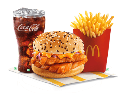 Large EVM  Butter Paneer Grilled Double Patty Burger