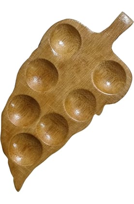 Oytra Mini Wooden Palette Leaf Designer for Painting