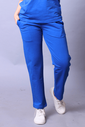 Royal Blue Joggers for both Men & Women-Black / S