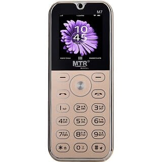 MTR M7 (Dual SIM, 1.44 Inch Display, 1100 mAh Battery, Gold)