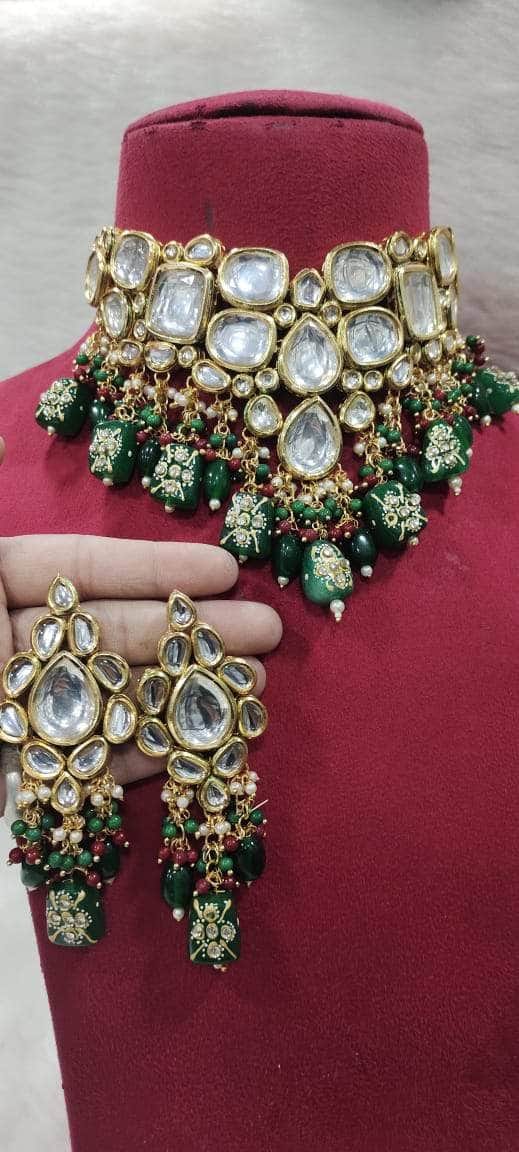 ZEVAR | Kundan Heavy Choker Necklace Set