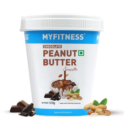 MYFITNESS Peanut Butter Chocolate Spread Smooth 510g | 22g Protein & 6g Fiber | Tasty & Healthy Nut Butter Spread for Breakfast & Snacks |...