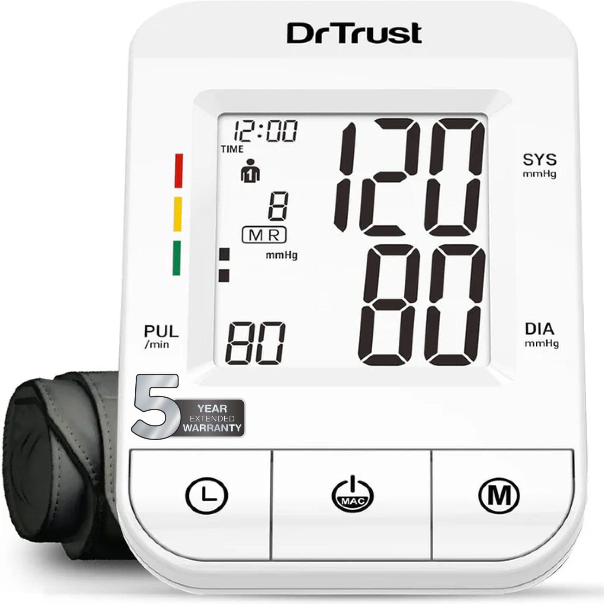 Dr Trust USA BP iCheck Pro Blood Pressure Monitor Machine BP Testing 116