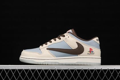 Travis Scott x PlayStation x NikeSB Dunk Low - Charcoal grey-Euro 45