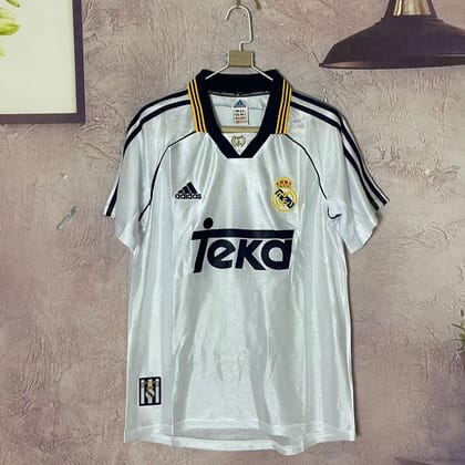 RL Madrid 1998-2000 Home Retro Jersey-S