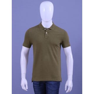 REDLINE MENS OLIVE GREEN SALID POLO T-SHIRTS
