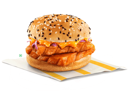 Butter Paneer Grilled Double patty Burger