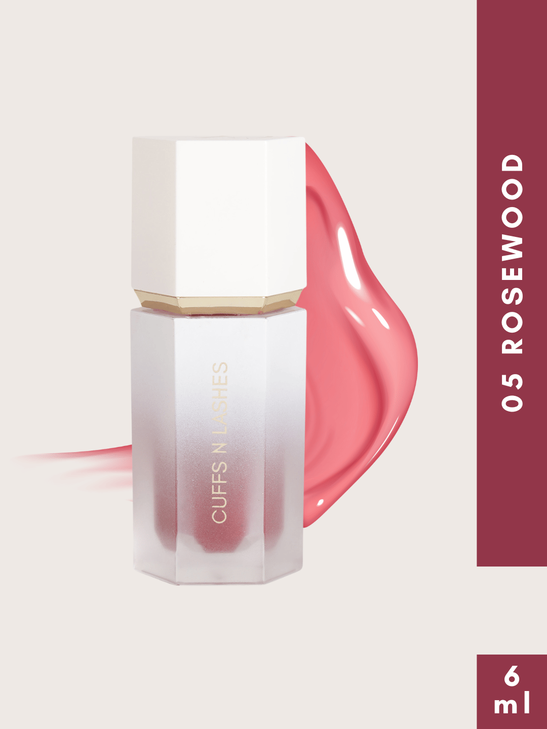 Cuffs N Lashes Afterglow Gel Cream Blush-Rosewood