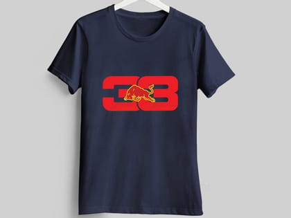 #33 Max Verstappen inspired design blue T Shirt-L