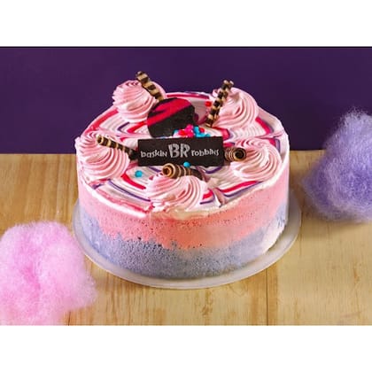 Cotton Candy Ice Cream Cake (500 G)