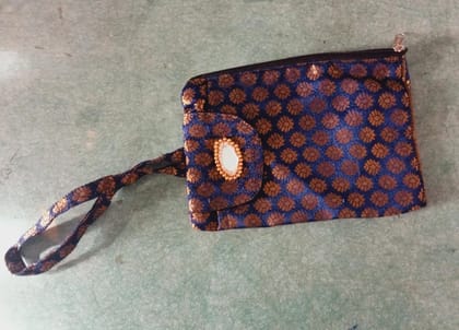 Chic Blue Hand Purse